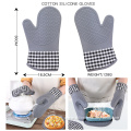 Custom Kitchen Cooking Printed Silicone Oven Gloves